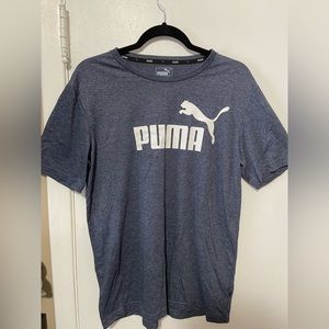Puma blue shirt, Mens size M!